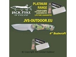Jack Pyke Messer Platinum 4" Bushcraft, 440 Stahl