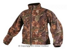 Camouflage Fleece-Jacke