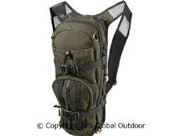 Alta Rucksack aus Melton Wolle Hunting green - 12 L