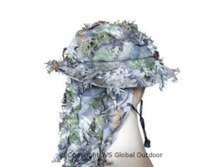 Bucket Hat mit Gesichtsmaske green leaf