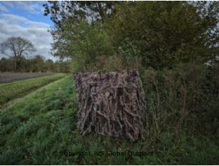 Camouflagezelt 3-seitig Pop-up