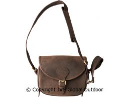 Jagdtasche aus Leder Shadow brown  - für 125 Patronen