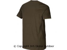 Härkila Graphic T-Shirt 2er-pack Willow green/Slate brown
