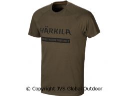 Härkila Logo T-Shirt 2er-pack Willow green/Rustique clay