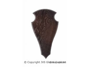 Hirschplakette 40cm mit Spitze
