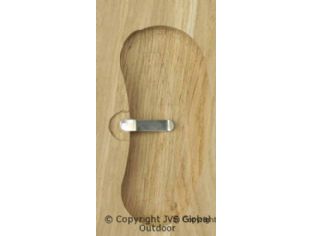 Hirschplakette 40cm mit Spitze