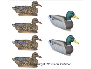 JVS Decoys Stockenten-Lockvögel Full Body - 6er-Set