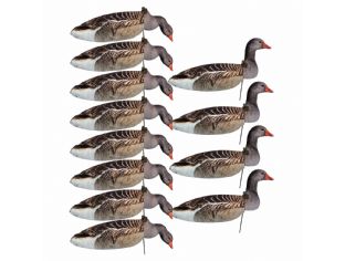 JVS Decoys Graugans 2D Windsock-Lockvogel - 12 Stuck