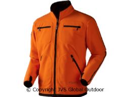 Kamko Fleecejacke Hunting green/Orange blaze