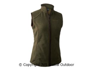 Lady Josephine Fleece Waistcoat Graphite Green Melange 371