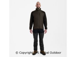 Moor Padded Jacket with knit Brown Leaf 571