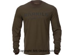 Mountain Hunter Langarmshirt Hunting green/Shadow brown