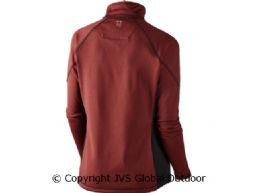 Vestmar Hybrid Lady Fleecejacke Syrah red melange