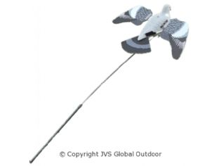 Fliegende Taube mit Wackler