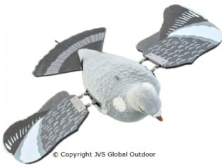 Fliegende Taube mit Wackler